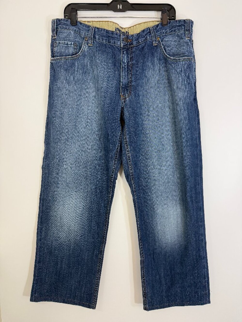 Vintage Mavi Marco Jeans Mens 38x36 Relaxed Straight Leg Blue Denim Y2K